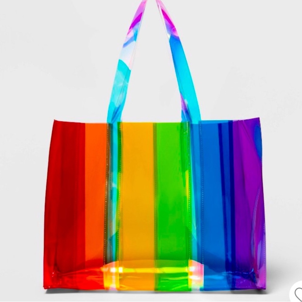 Target Multicolor Rainbow Tote Bag